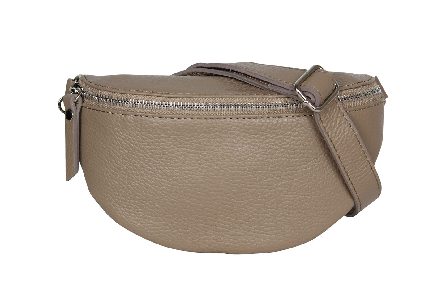 Unisex small waist bag belt bag fanny pack shoulder bag made of genuine leather