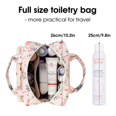 Large toiletry bag & large cosmetic bag, make-up bag for & full size toiletry bag