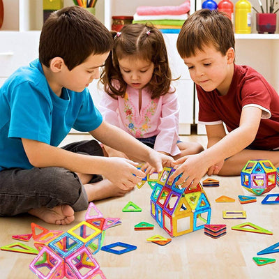 Magnetische Bausteine Magnetische Spiele für Kinder Kinderspielzeug Puzzle