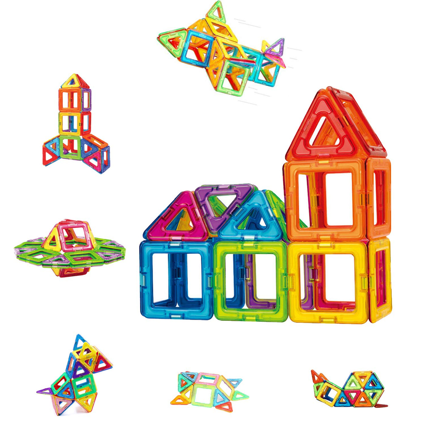 Magnetische Bausteine Magnetische Spiele für Kinder Kinderspielzeug Puzzle