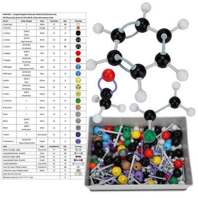 A question of Chemistry Molecular Chemistry Model Kit, molecule construction kit chemistry for inorganic and organic structures Atom Link Model Set for teacher training students