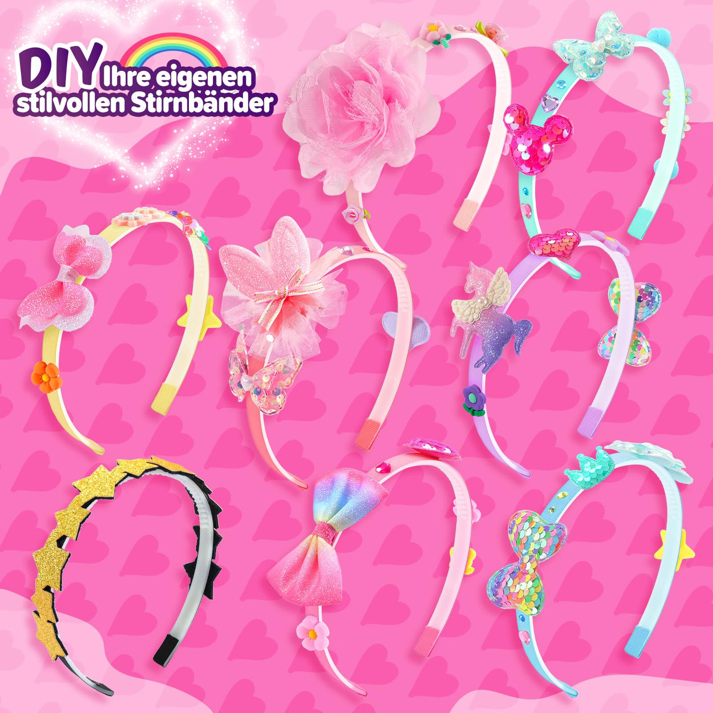 Hair bands ,Handicraft kit children , School enrollment gift , Easter gift