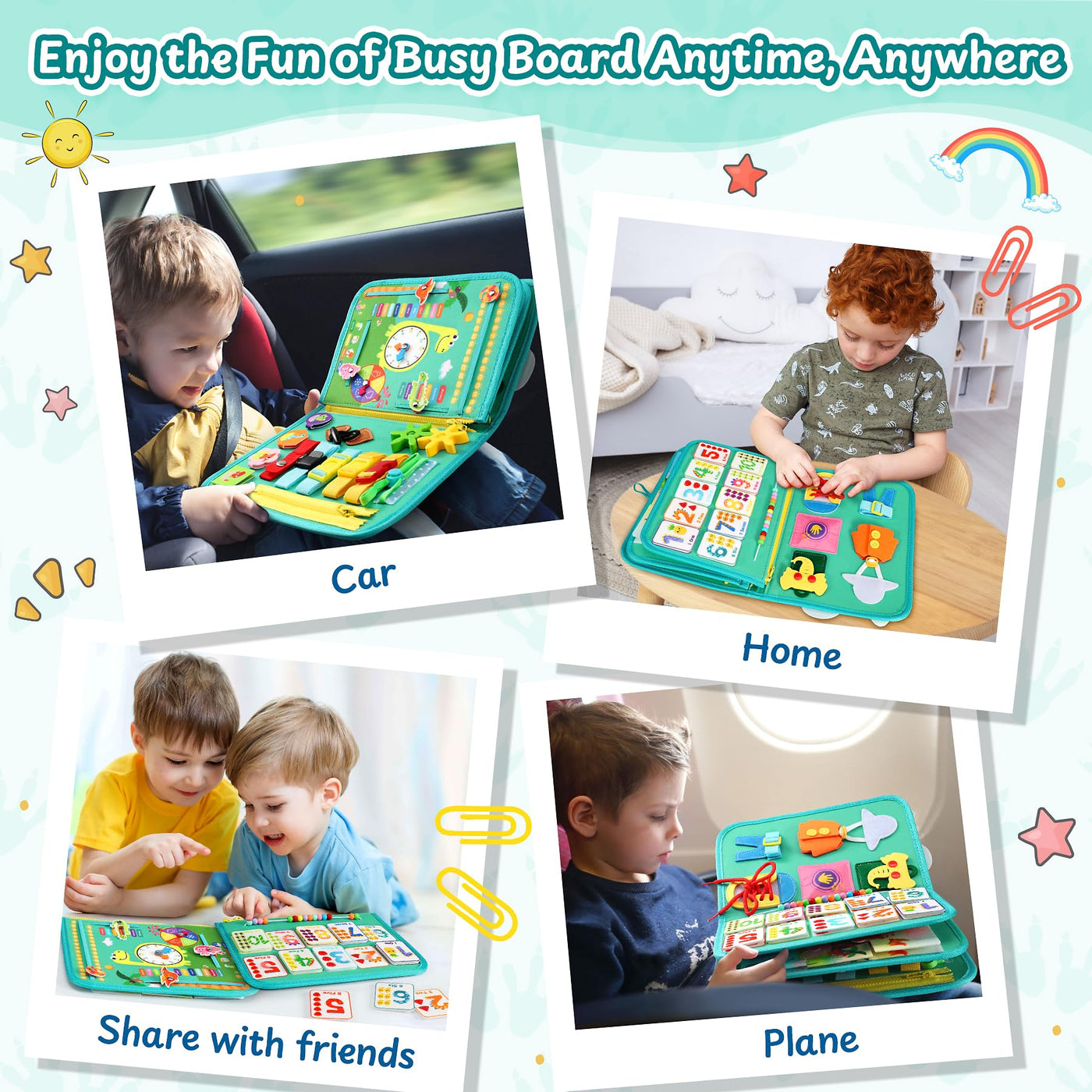 Busy Board  Learning Toy Activity Board