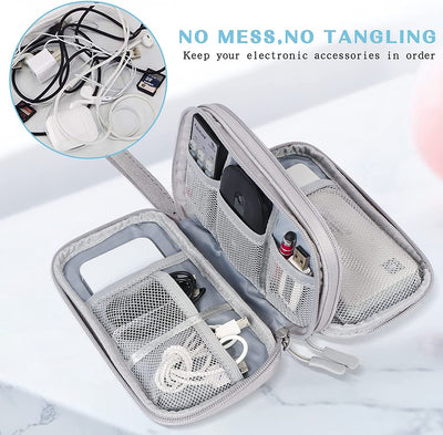 Cable bag, electronics bag organizer, cable organizer cable case electronics accessories organizer bag universal bag for accessories