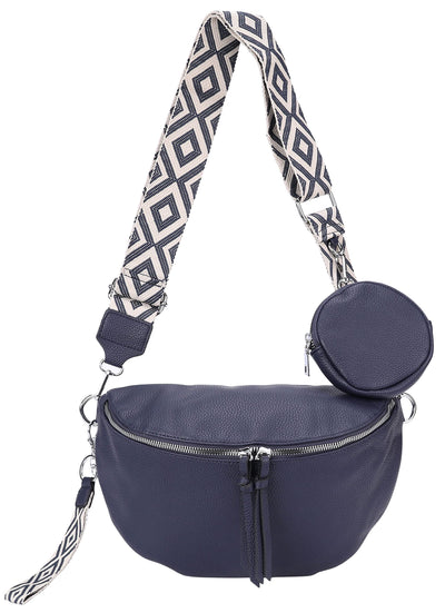 Crossbody Bag, 3 in 1 Shoulder Bag, Fanny Pack with Zipper and Adjustable wide Strap