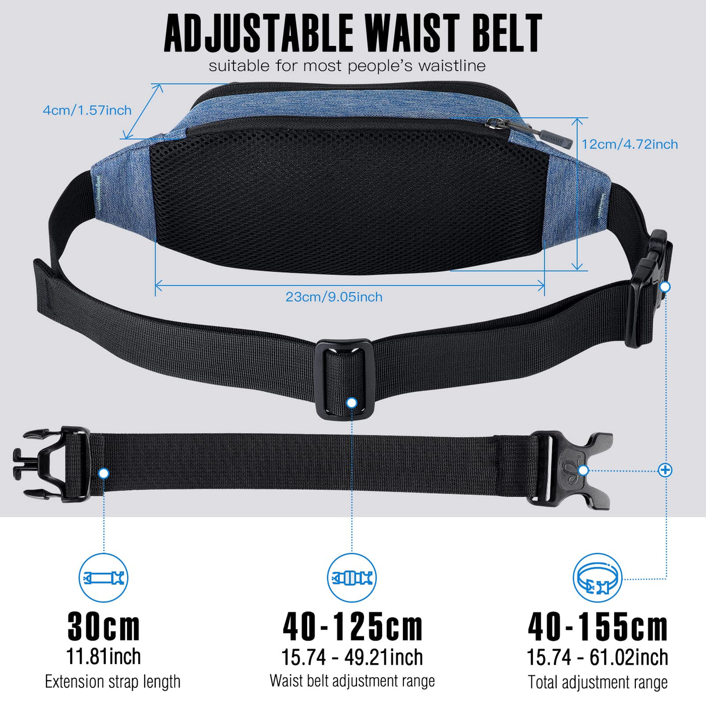 Fanny pack Belt bag