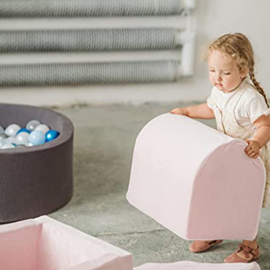 Play blocks made of soft foam