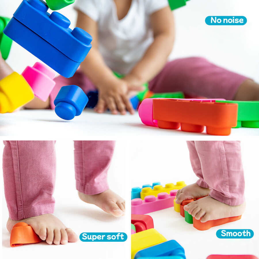 Multipurpose:Use our building blocks for 2-year-olds as sand toys