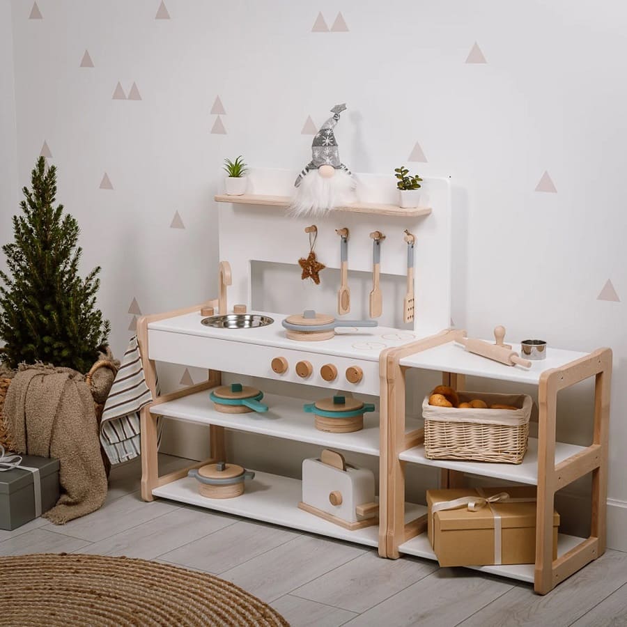 Play kitchen in wood