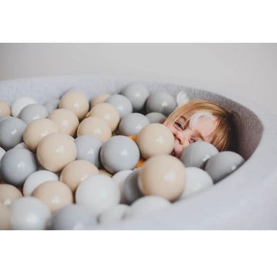 Large Ball Pits - grey with 200 balls