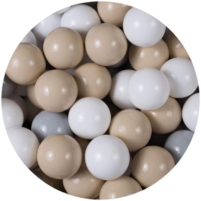 Large Ball Pits - grey with balls
