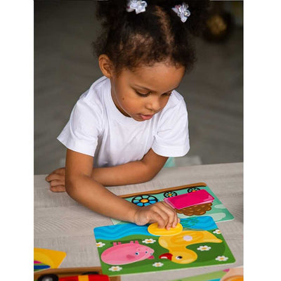 Toddlers will quickly learn to recognize the different Shapes and color