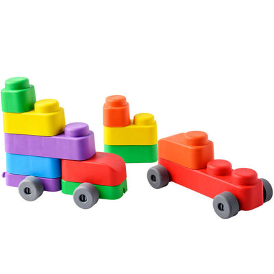 Educational Toy, Soft Blocks Plus Wheels